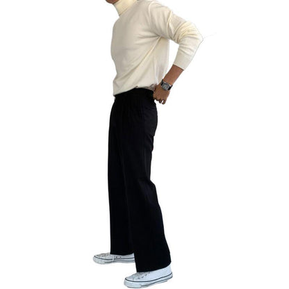 Men's Basic Sweater Bottom Sweater Knitted Sweater