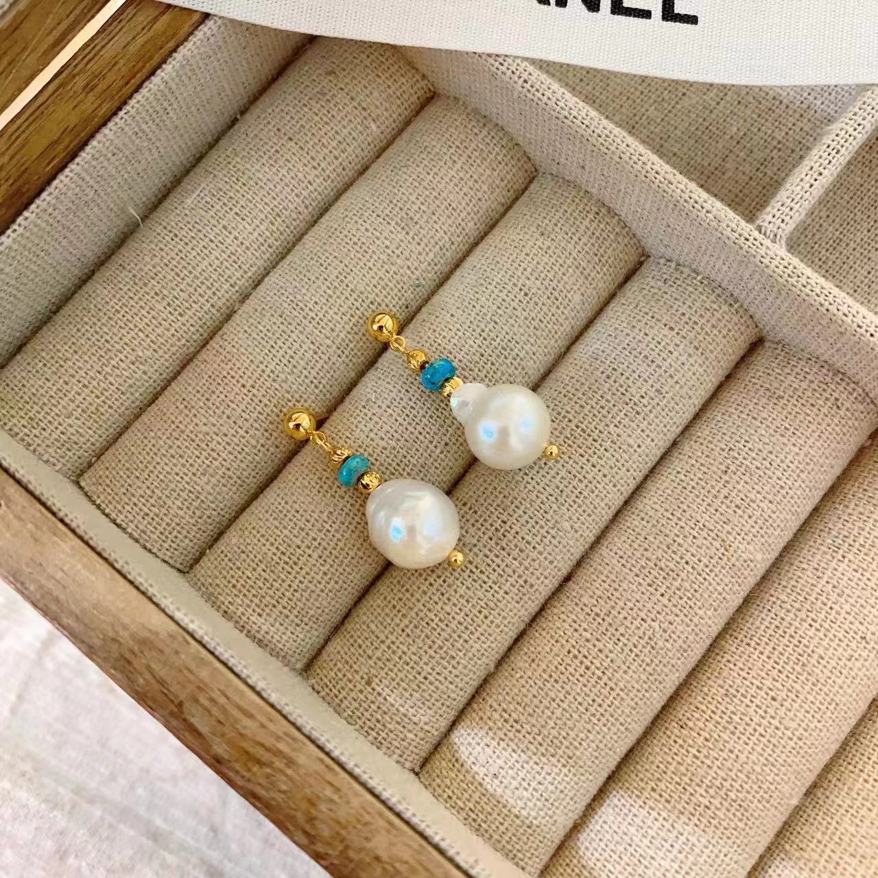 Natural Baroque Pearl Bracelet Women's Summer Plated 22K Gold Adjustable ins Niche Design Jewelry Light Luxury Bracelet