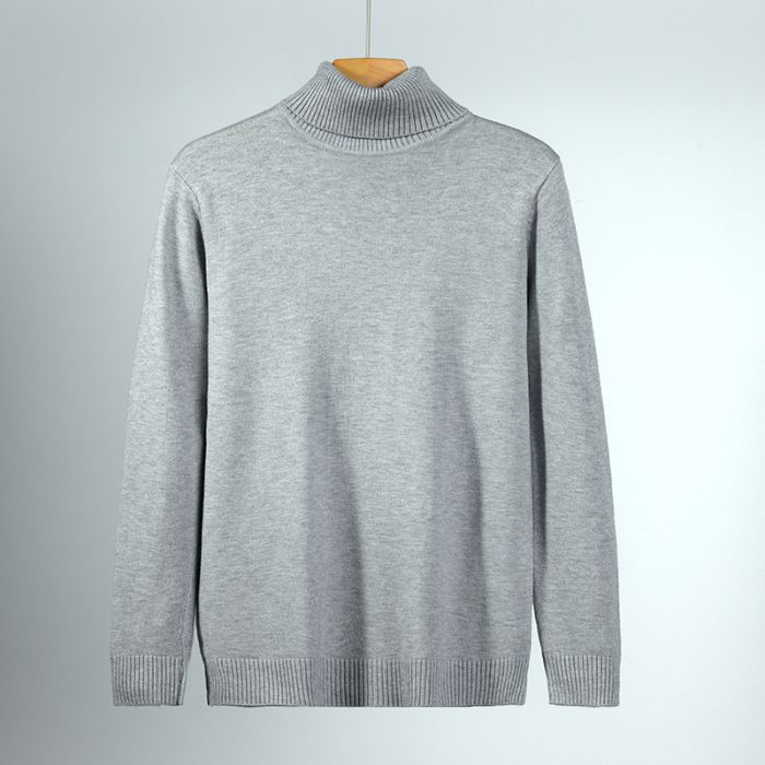Men's Basic Sweater Bottom Sweater Knitted Sweater
