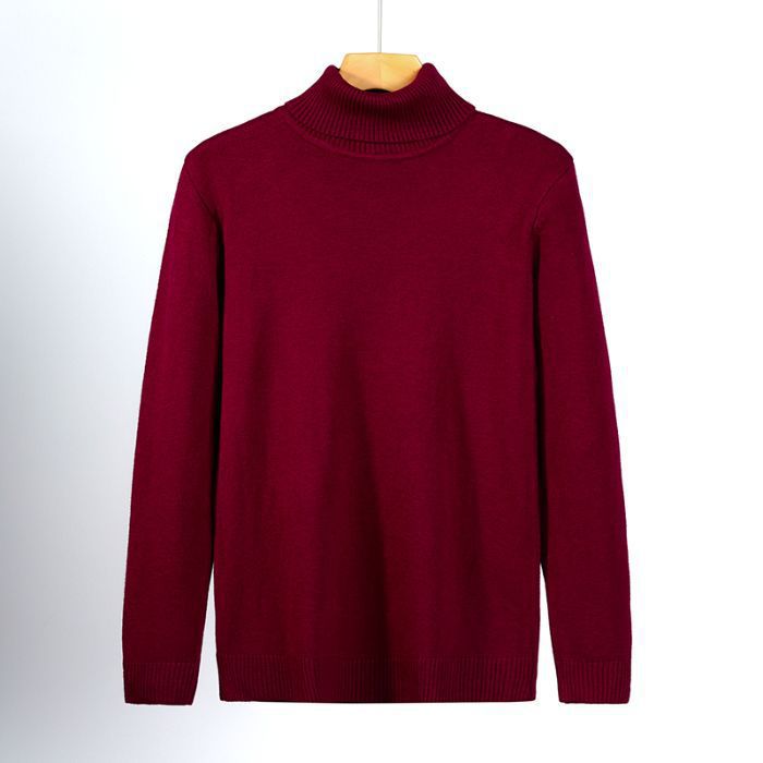 Men's Basic Sweater Bottom Sweater Knitted Sweater