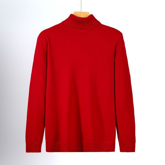 Men's Basic Sweater Bottom Sweater Knitted Sweater