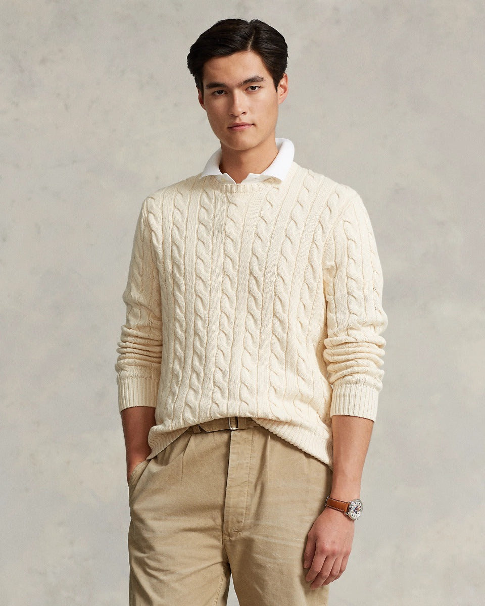 Men's autumn and winter new men's warm thick needle turtleneck sweater