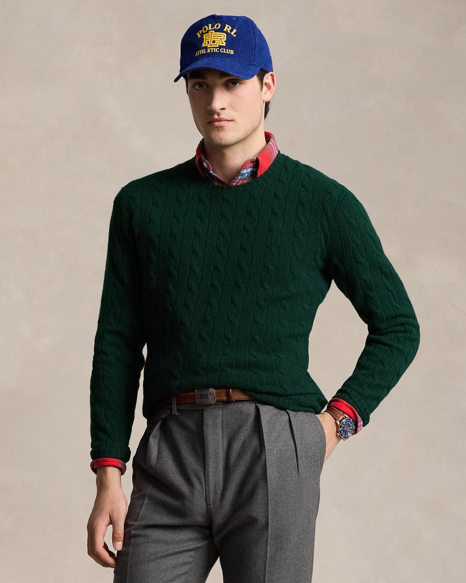 Men's autumn and winter new men's warm thick needle turtleneck sweater